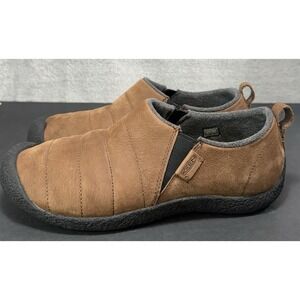 Keen Mens Howser II 1023857 Brown Leather Slip-On Shoes Size 10.5